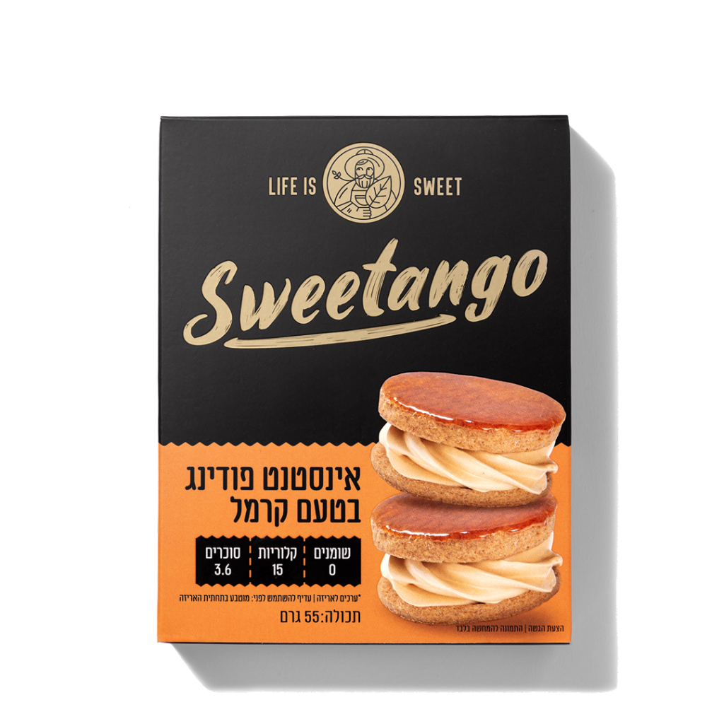 אינסטנט פודינג בטעם קרמל סוויטאנגו