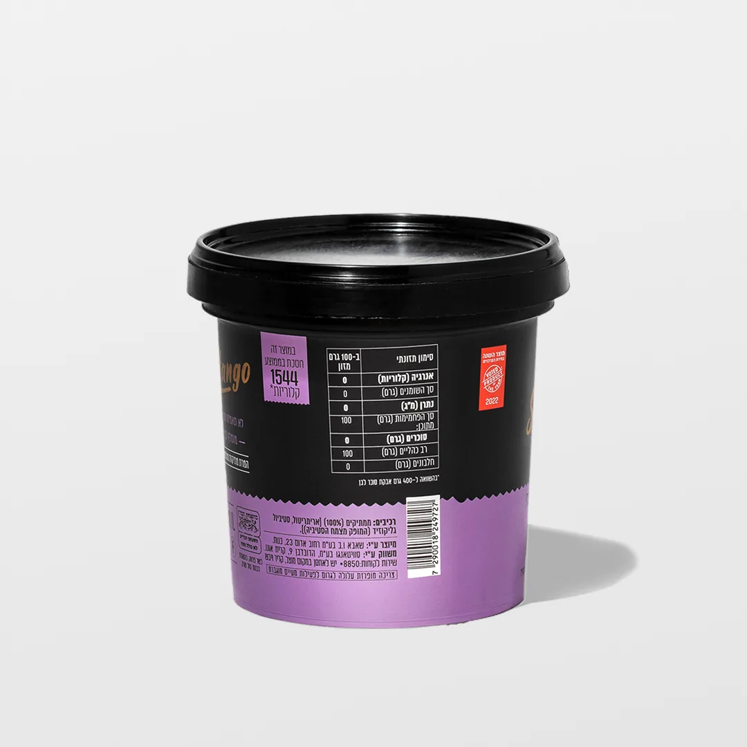 אבקת סוכר סוויטאנגו לאפייה טבלת ערכים